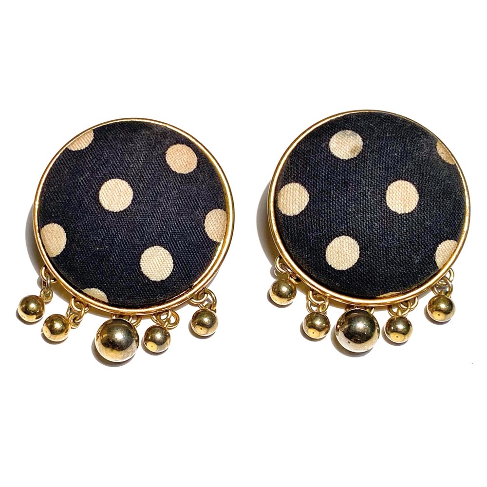 Vintage Natasha Stambouli Large Earrings - Picture 4 of 15